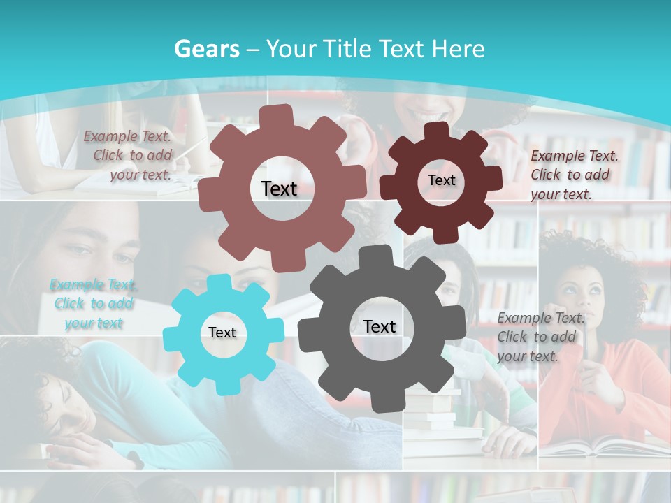 Young Man Book Cool PowerPoint Template