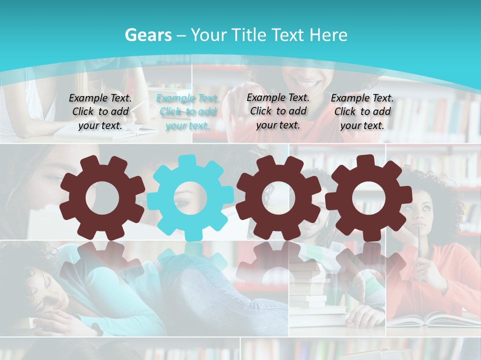 Young Man Book Cool PowerPoint Template