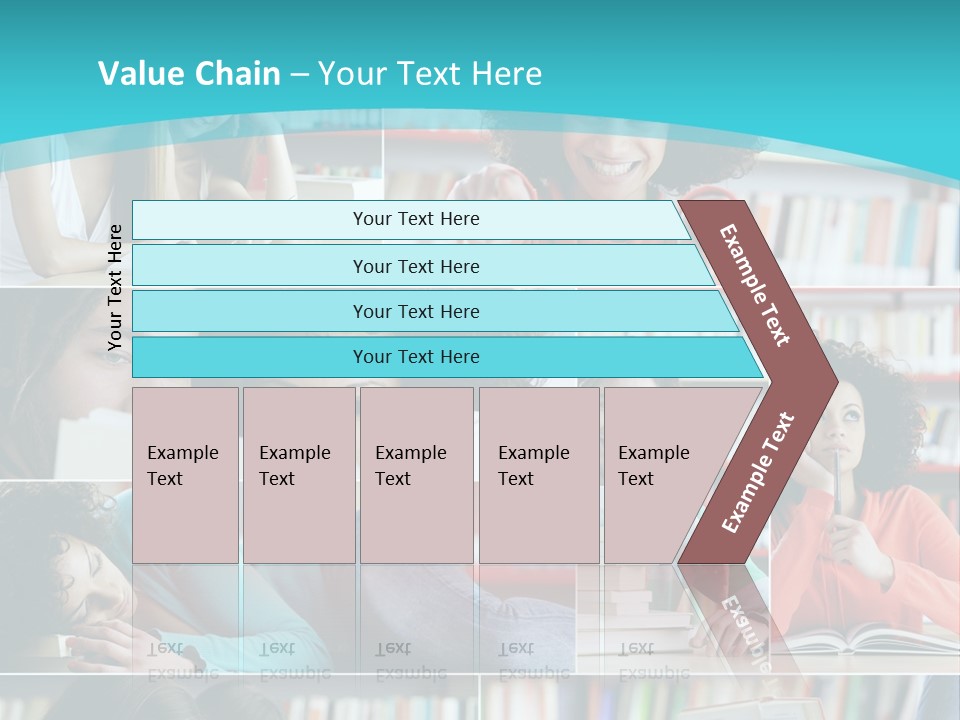 Young Man Book Cool PowerPoint Template