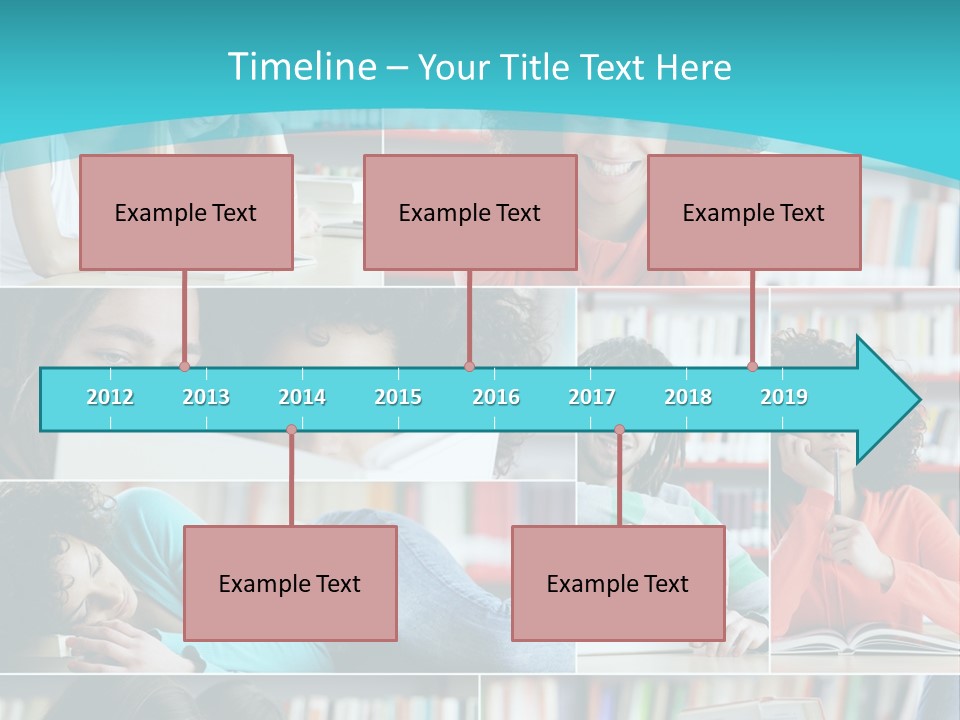 Young Man Book Cool PowerPoint Template