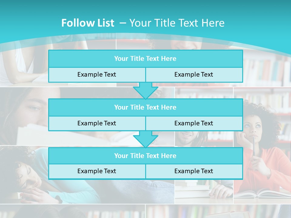 Young Man Book Cool PowerPoint Template