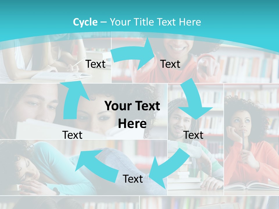 Young Man Book Cool PowerPoint Template