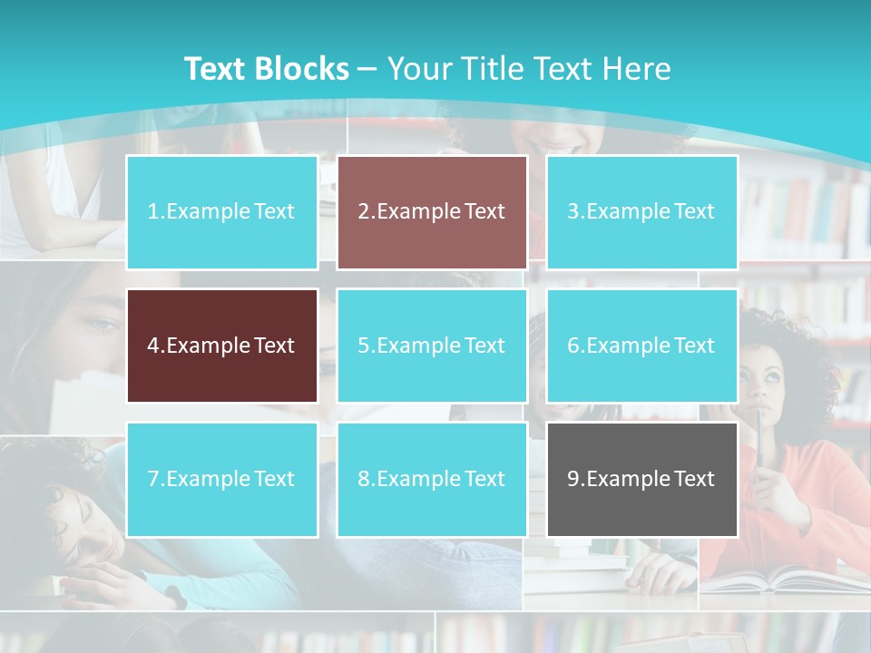 Young Man Book Cool PowerPoint Template