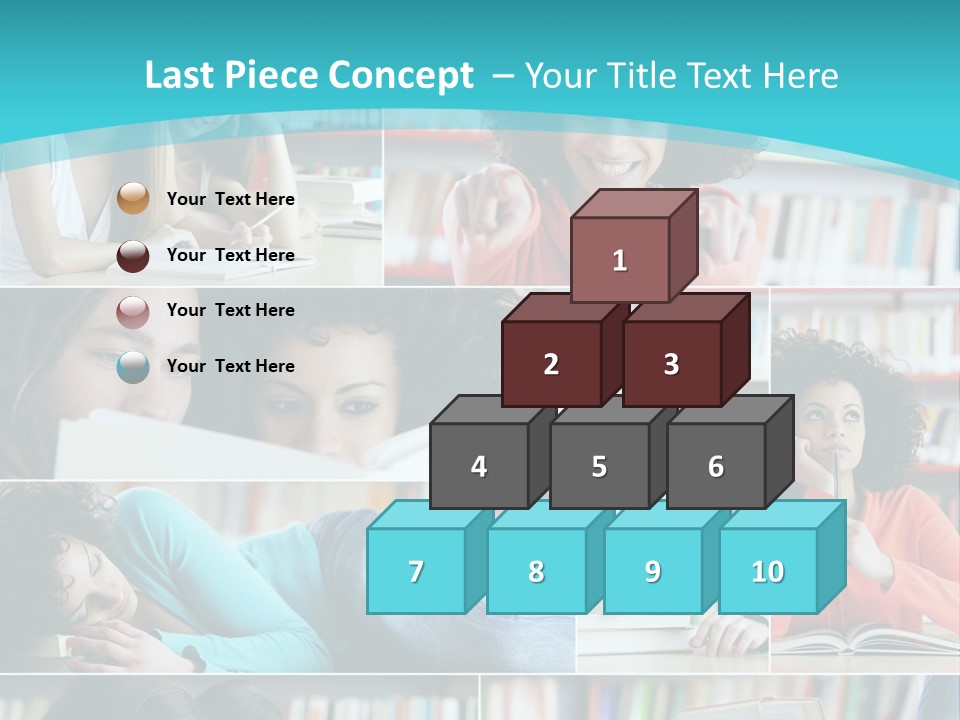 Young Man Book Cool PowerPoint Template