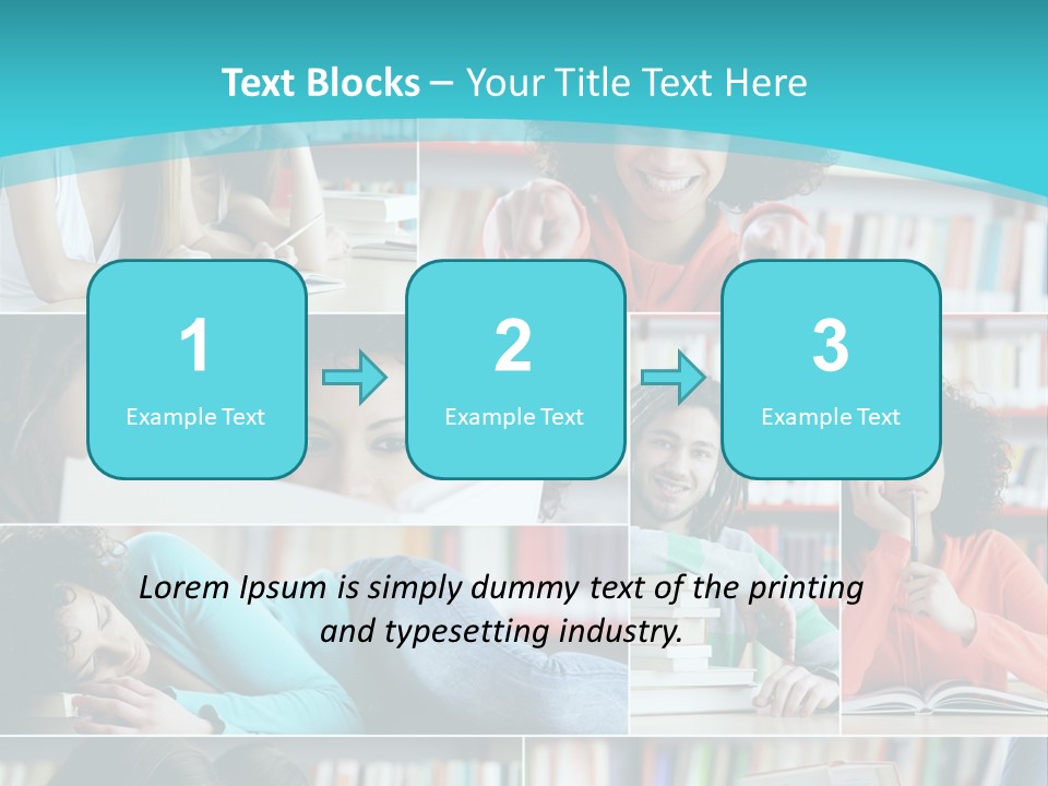 Young Man Book Cool PowerPoint Template