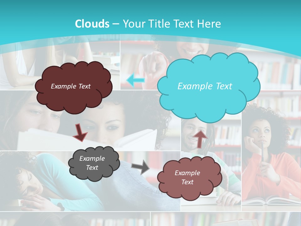 Young Man Book Cool PowerPoint Template