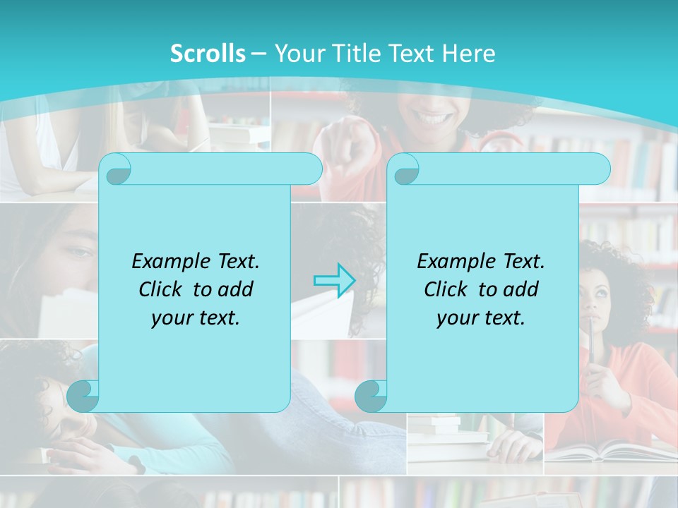 Young Man Book Cool PowerPoint Template