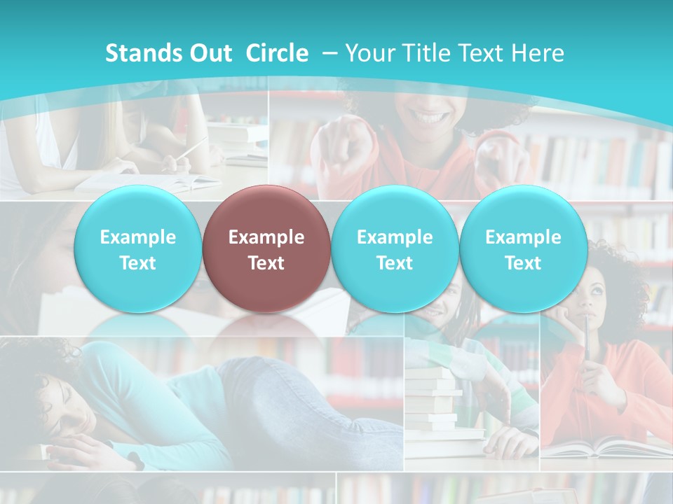 Young Man Book Cool PowerPoint Template