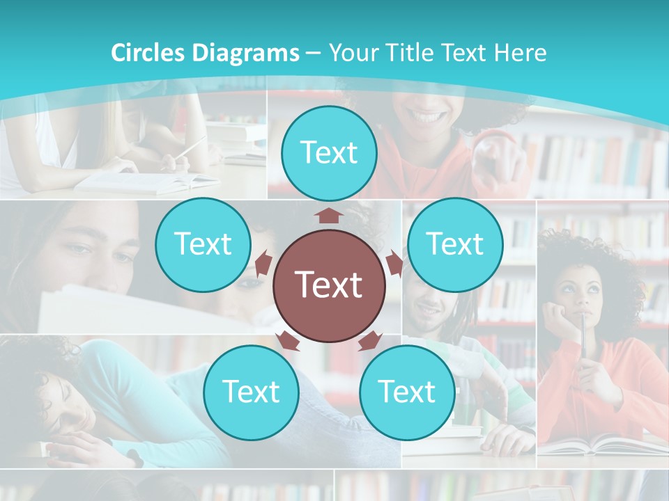 Young Man Book Cool PowerPoint Template