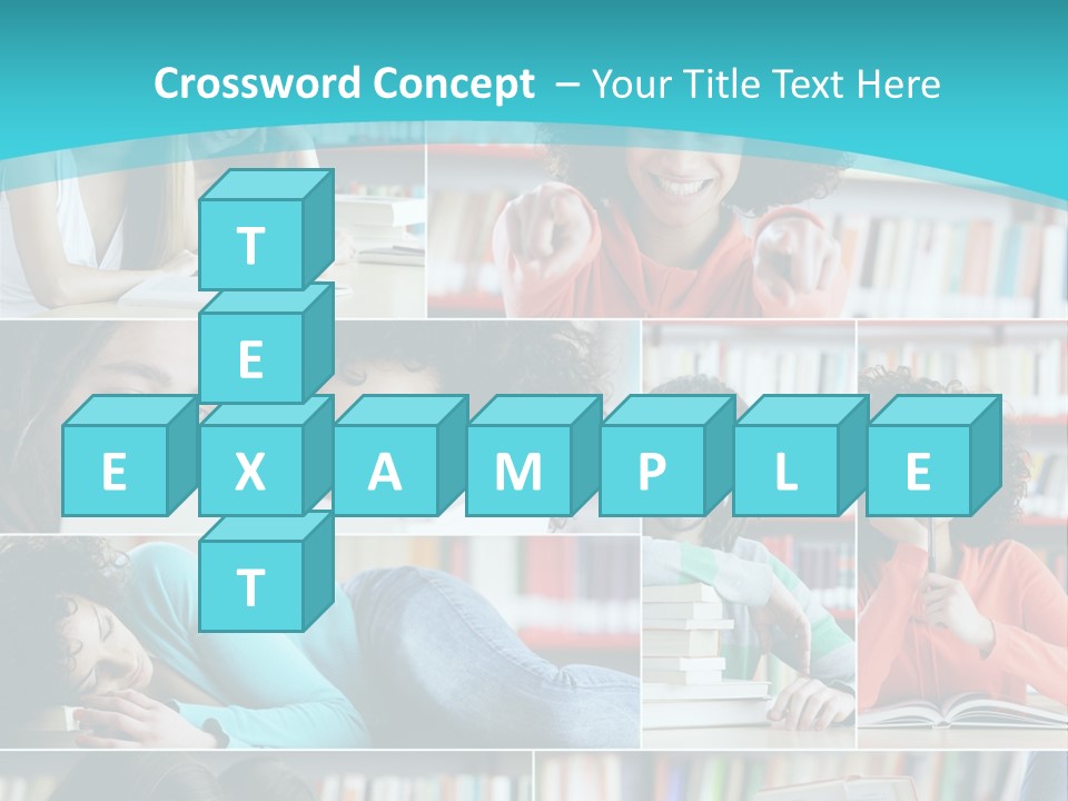 Young Man Book Cool PowerPoint Template