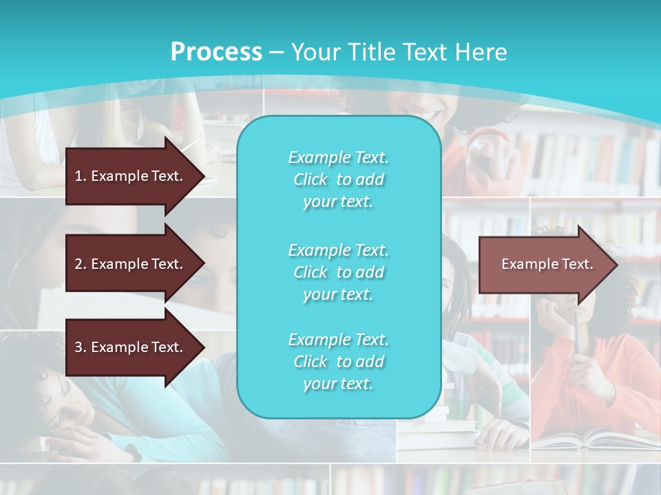 Young Man Book Cool PowerPoint Template