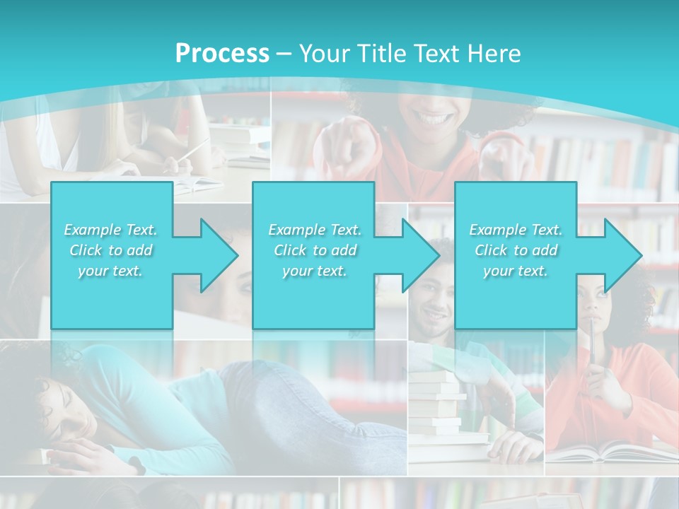 Young Man Book Cool PowerPoint Template