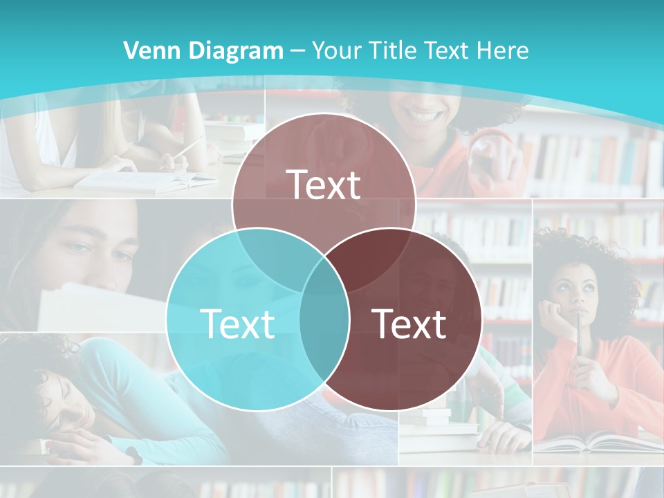 Young Man Book Cool PowerPoint Template