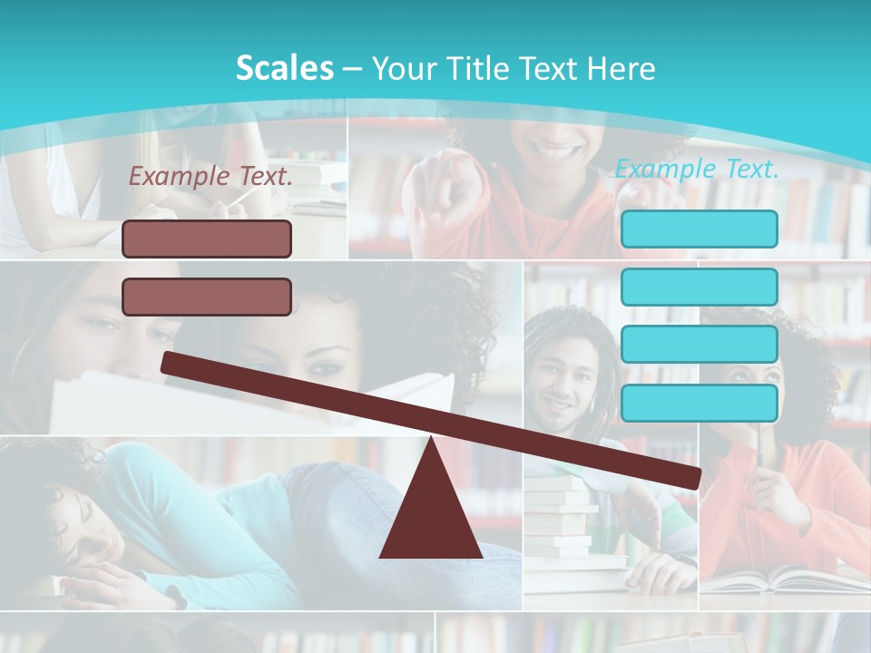 Young Man Book Cool PowerPoint Template
