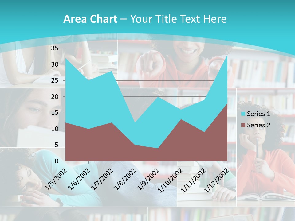Young Man Book Cool PowerPoint Template