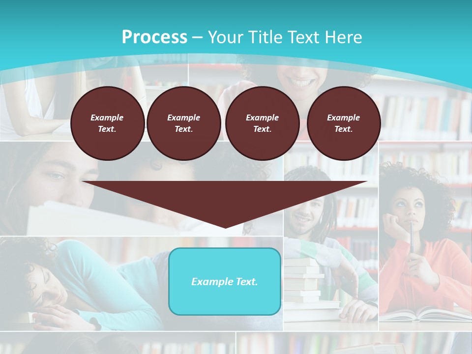 Young Man Book Cool PowerPoint Template