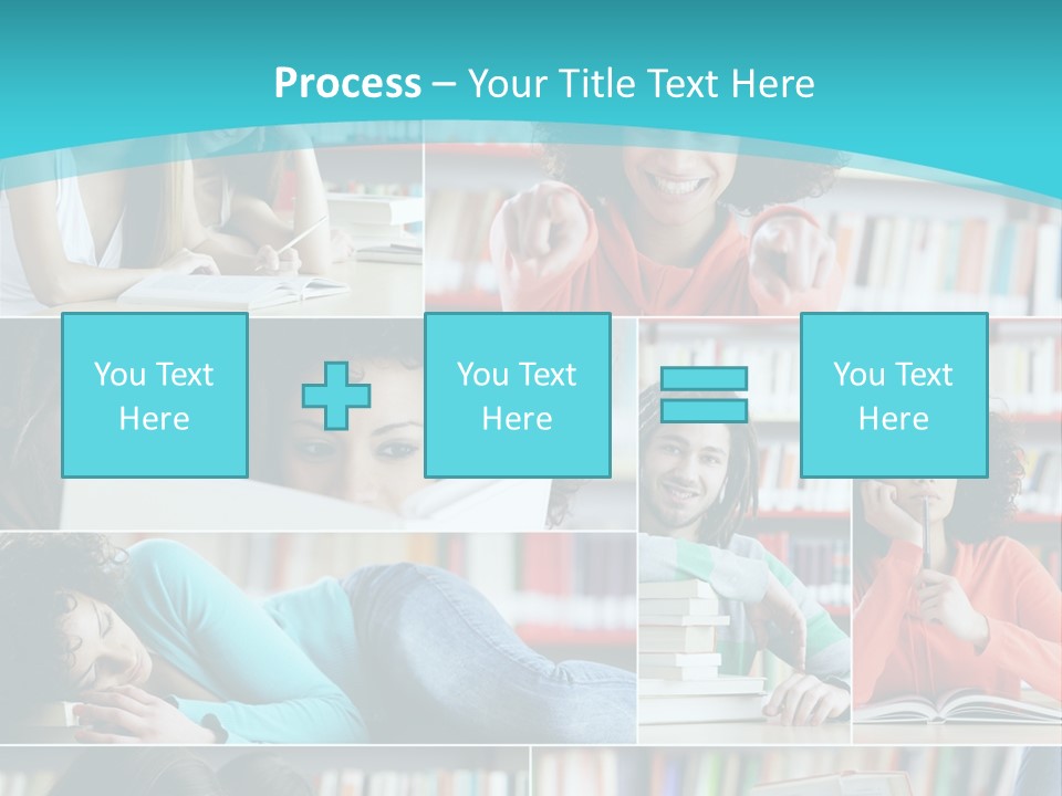 Young Man Book Cool PowerPoint Template