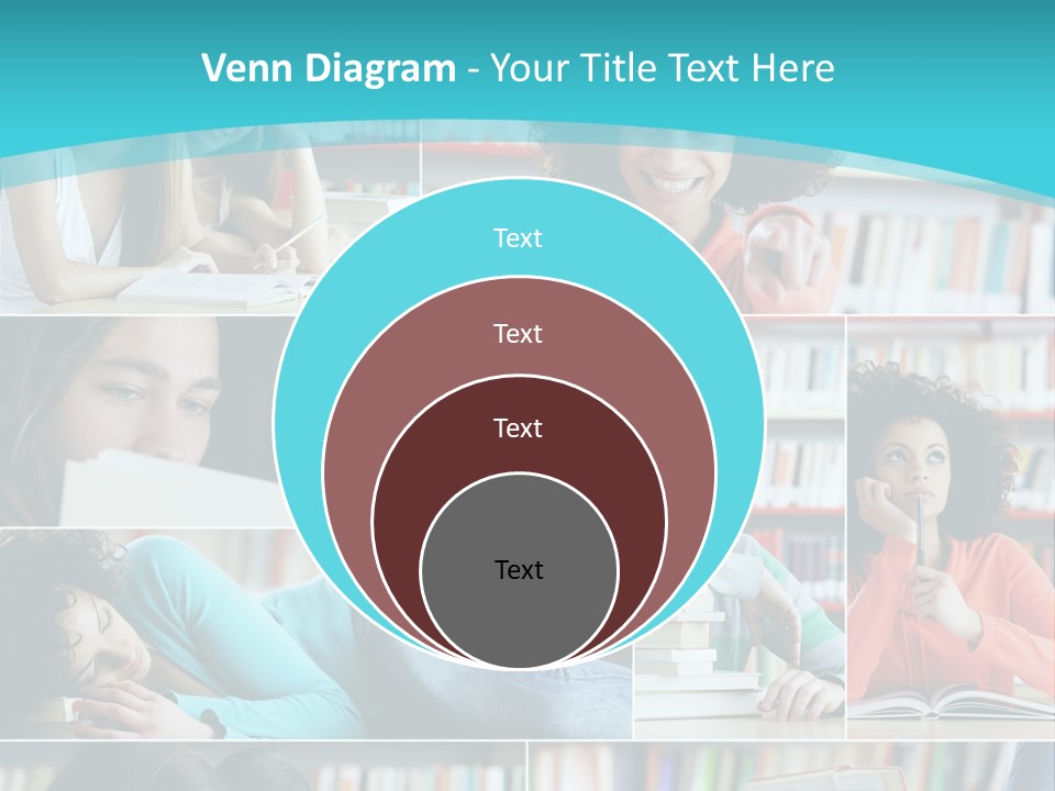 Young Man Book Cool PowerPoint Template