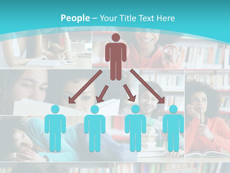 Young Man Book Cool PowerPoint Template