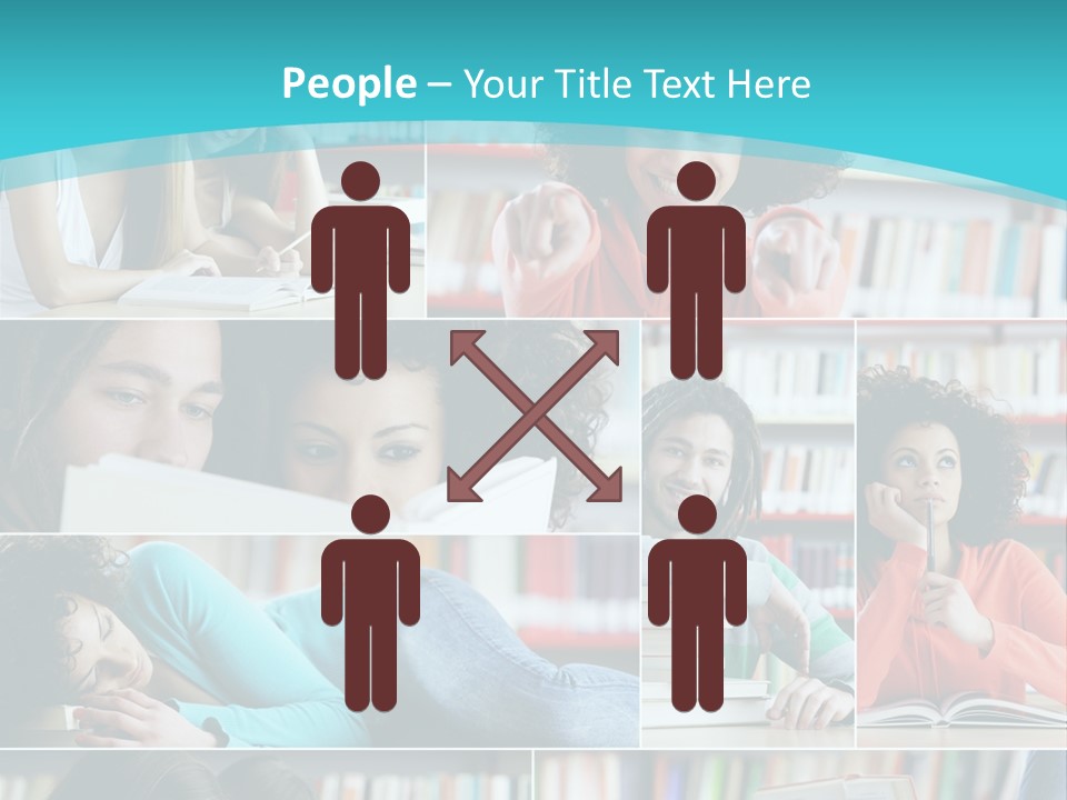 Young Man Book Cool PowerPoint Template