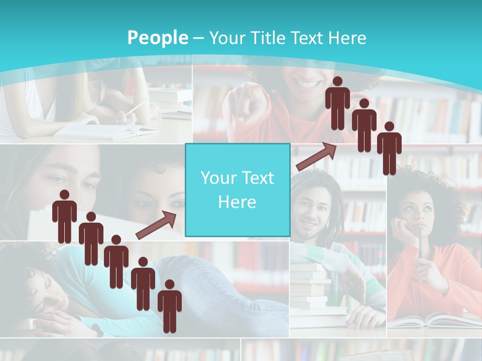 Young Man Book Cool PowerPoint Template