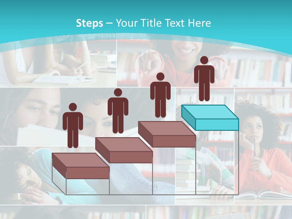 Young Man Book Cool PowerPoint Template