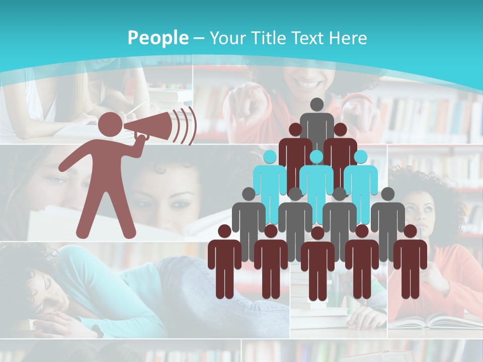 Young Man Book Cool PowerPoint Template