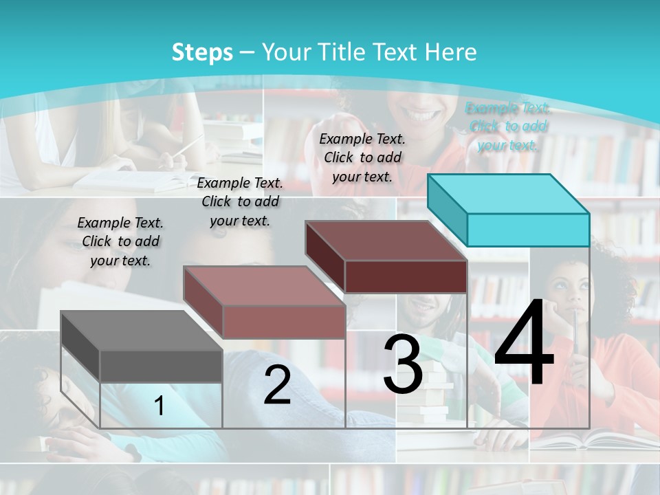 Young Man Book Cool PowerPoint Template