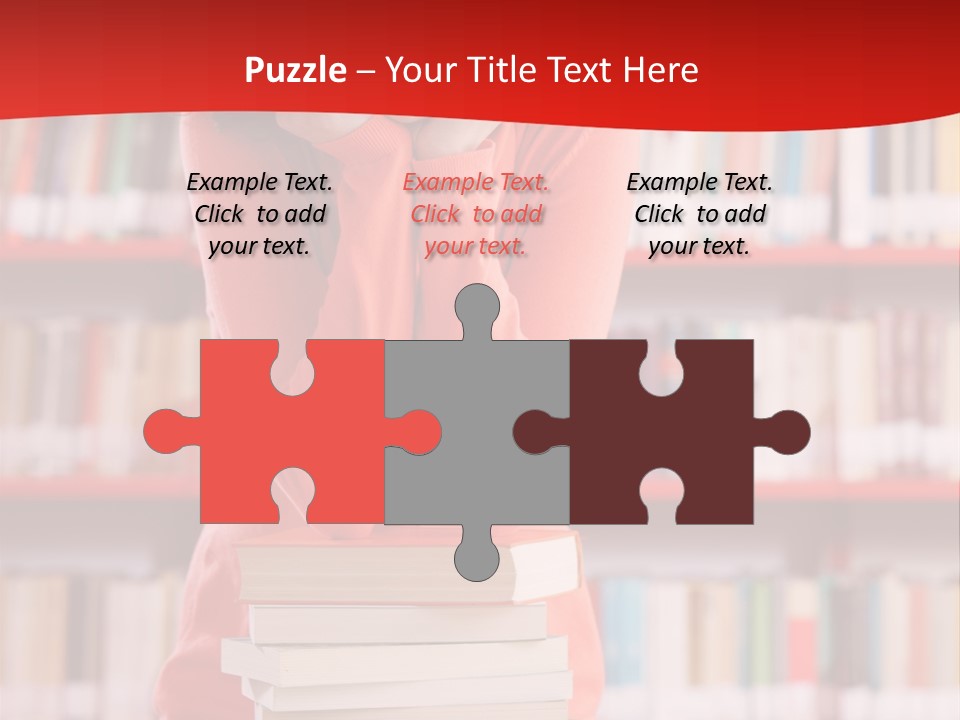 Female Expressing Positivity African Descent PowerPoint Template