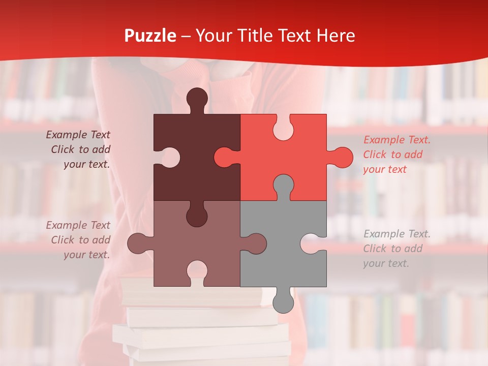 Female Expressing Positivity African Descent PowerPoint Template