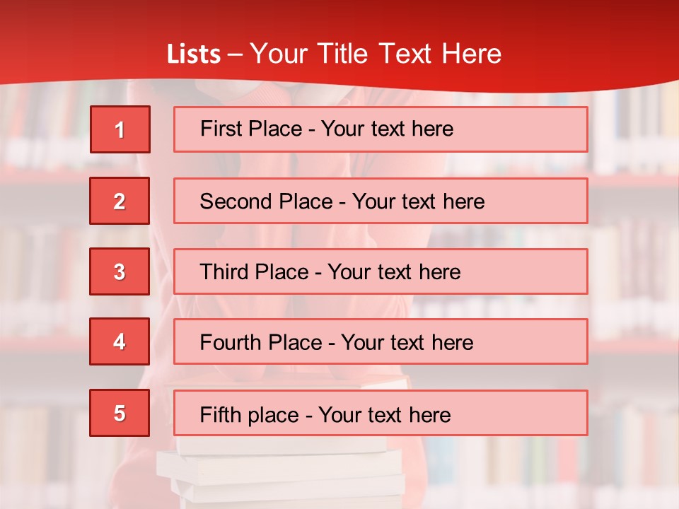 Female Expressing Positivity African Descent PowerPoint Template