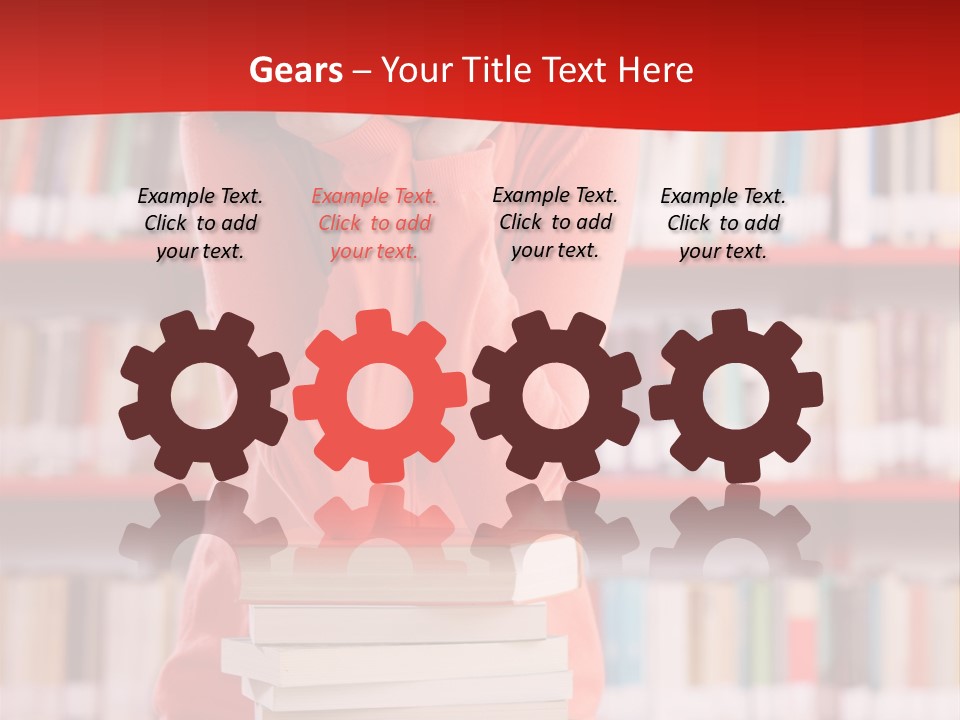 Female Expressing Positivity African Descent PowerPoint Template