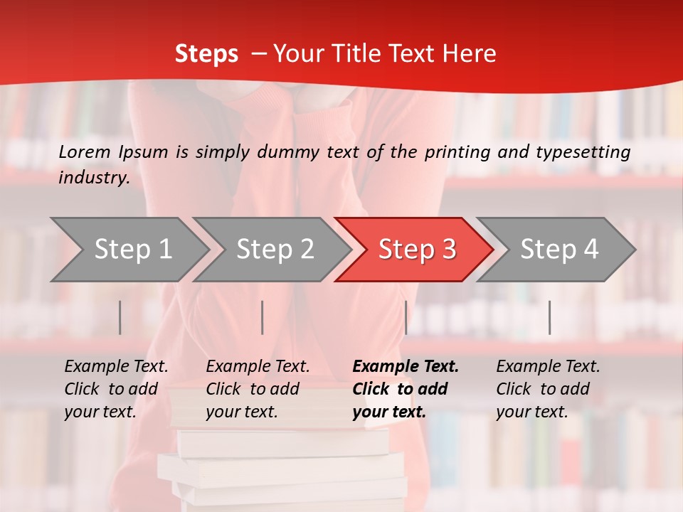 Female Expressing Positivity African Descent PowerPoint Template
