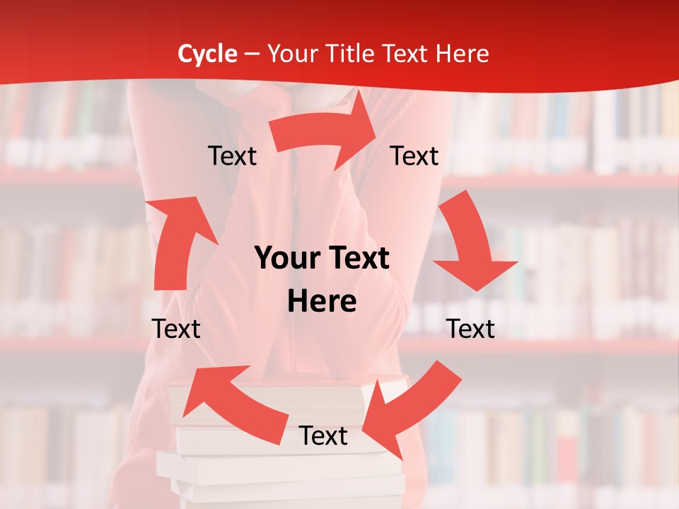 Female Expressing Positivity African Descent PowerPoint Template