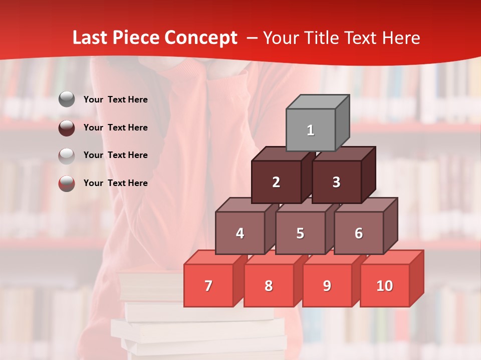 Female Expressing Positivity African Descent PowerPoint Template