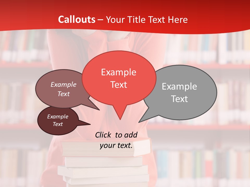 Female Expressing Positivity African Descent PowerPoint Template