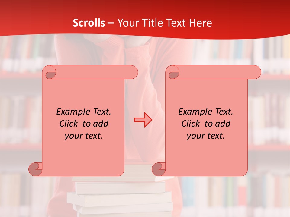 Female Expressing Positivity African Descent PowerPoint Template