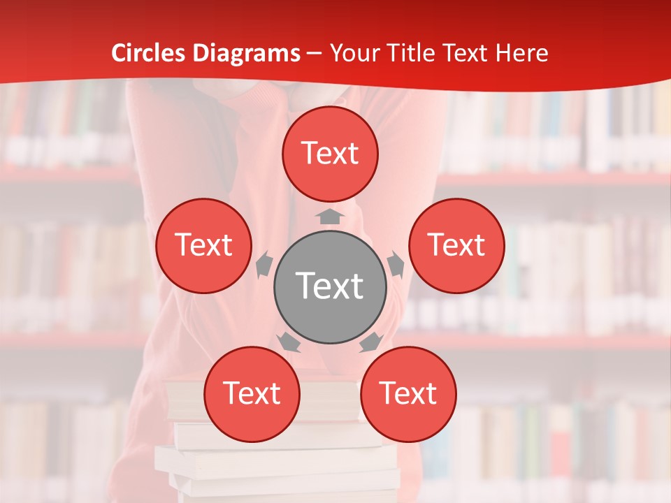 Female Expressing Positivity African Descent PowerPoint Template