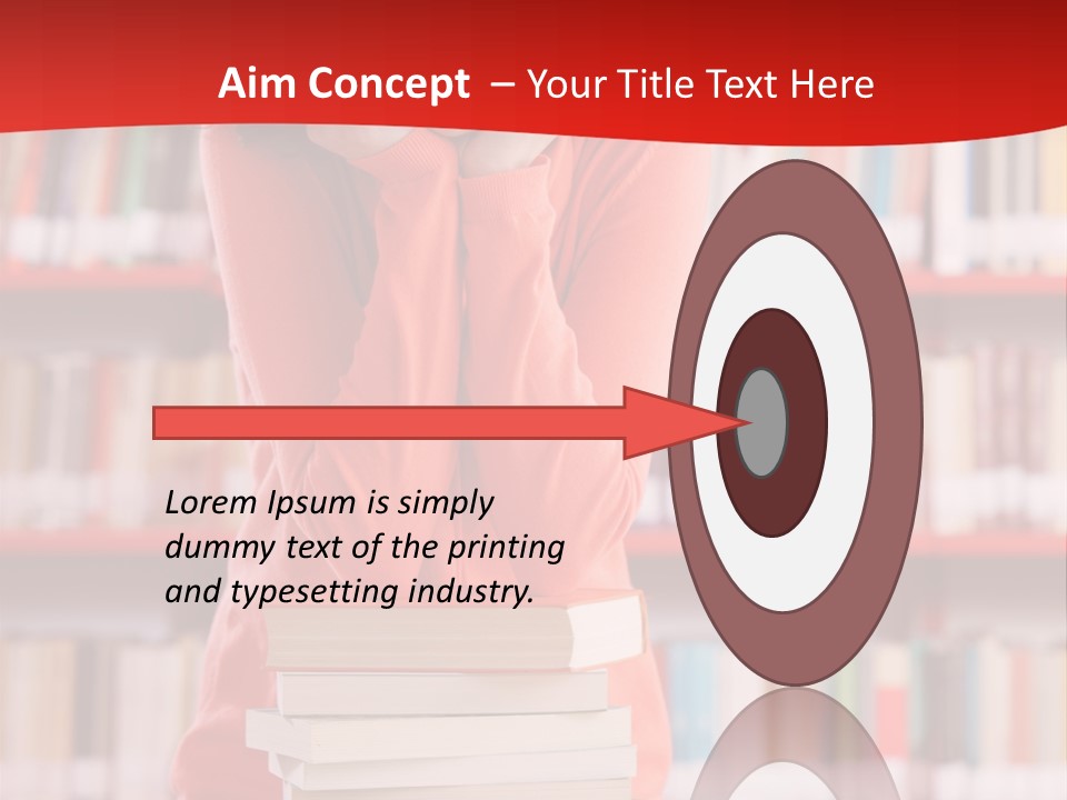 Female Expressing Positivity African Descent PowerPoint Template