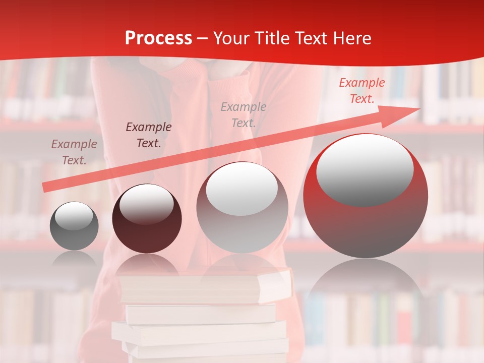 Female Expressing Positivity African Descent PowerPoint Template