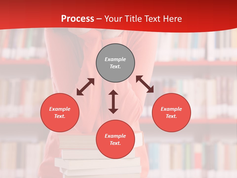 Female Expressing Positivity African Descent PowerPoint Template