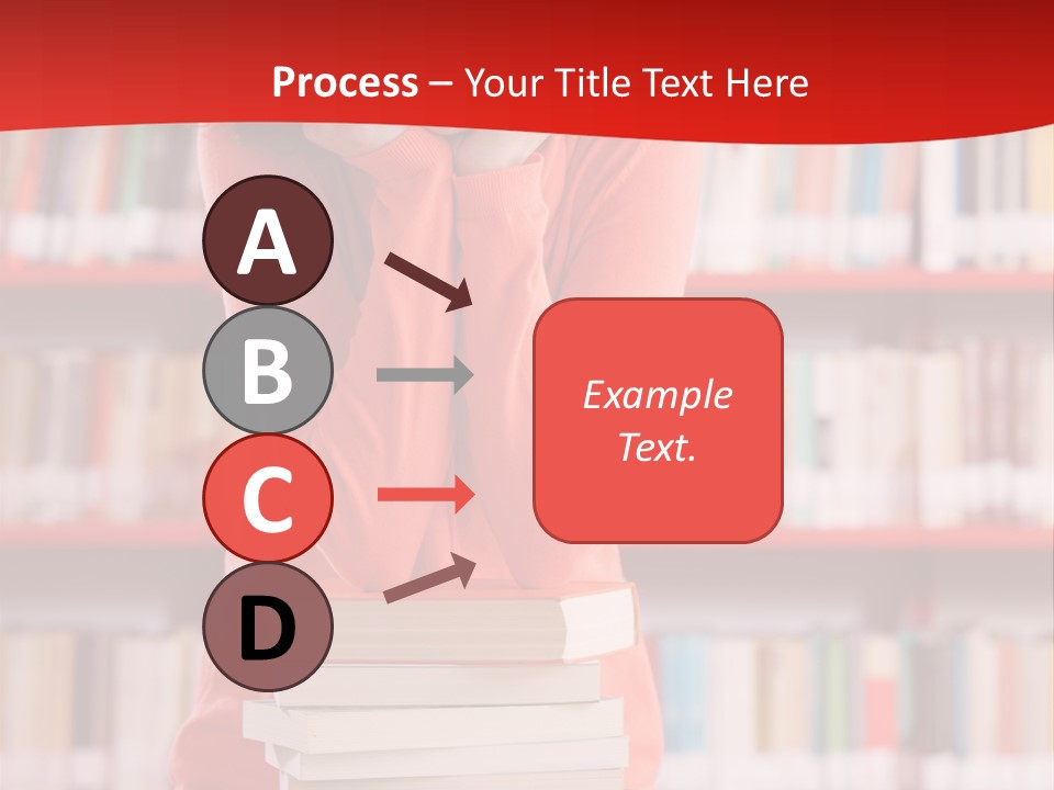 Female Expressing Positivity African Descent PowerPoint Template