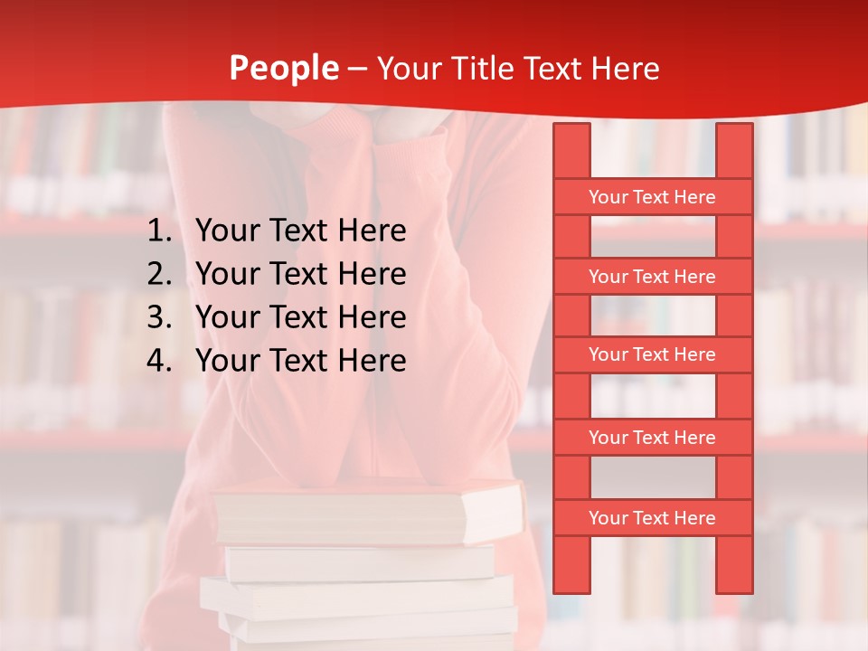 Female Expressing Positivity African Descent PowerPoint Template