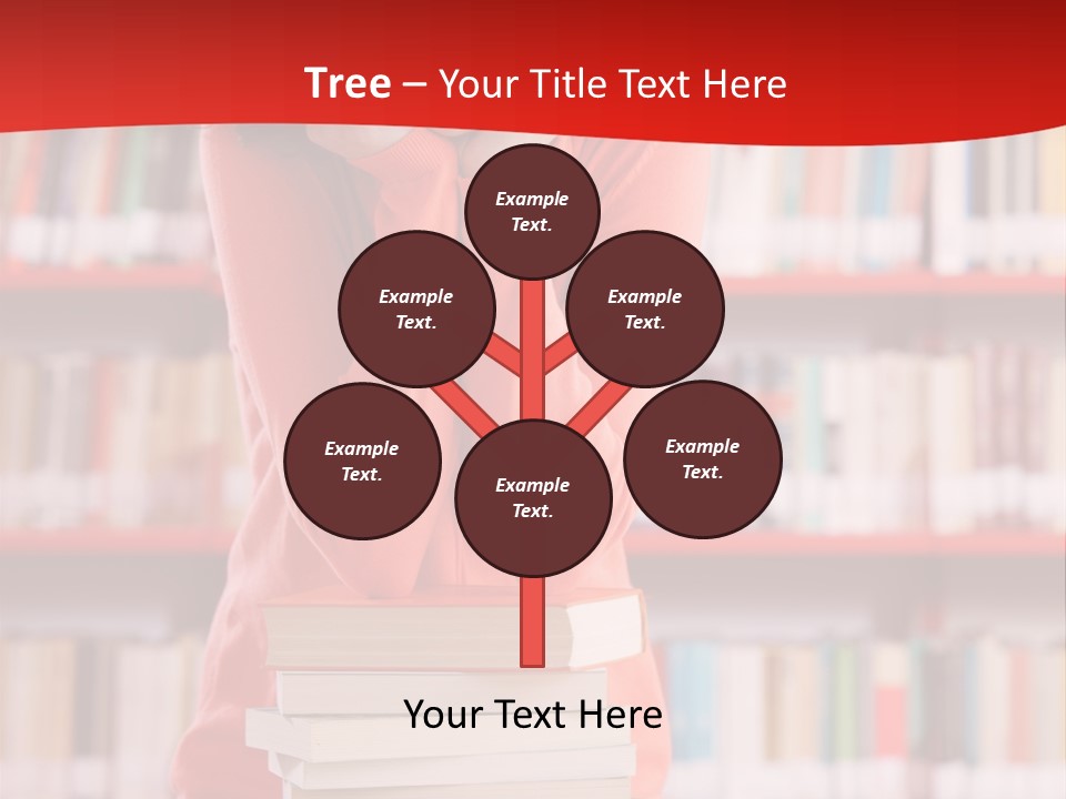 Female Expressing Positivity African Descent PowerPoint Template