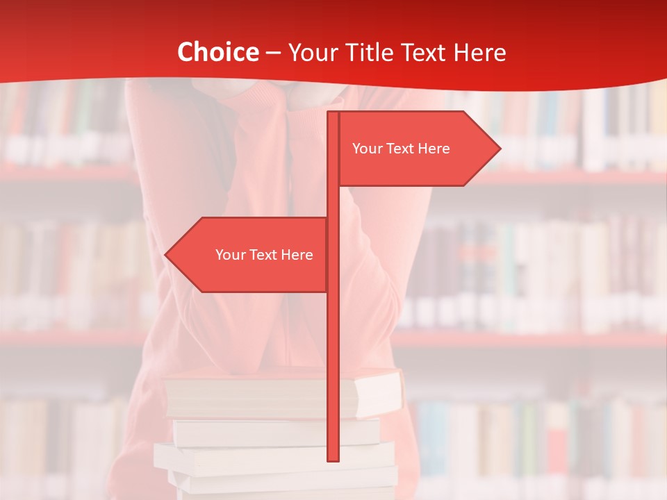 Female Expressing Positivity African Descent PowerPoint Template