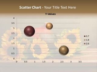 Brochure Aged Sunflower PowerPoint Template