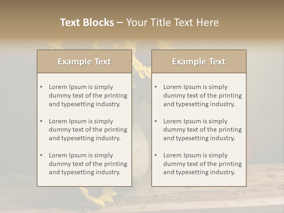 Fine Art Vintage Fall PowerPoint Template