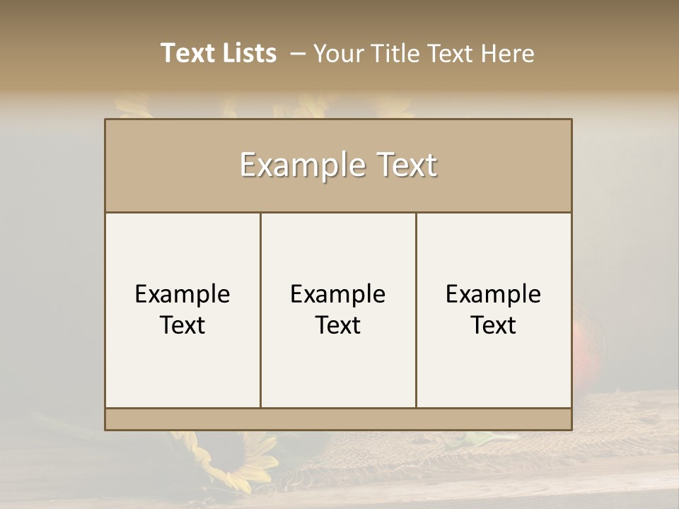 Fine Art Vintage Fall PowerPoint Template