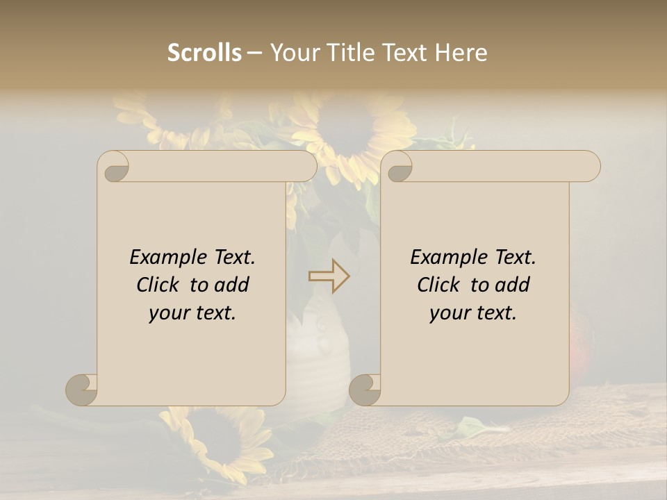 Fine Art Vintage Fall PowerPoint Template