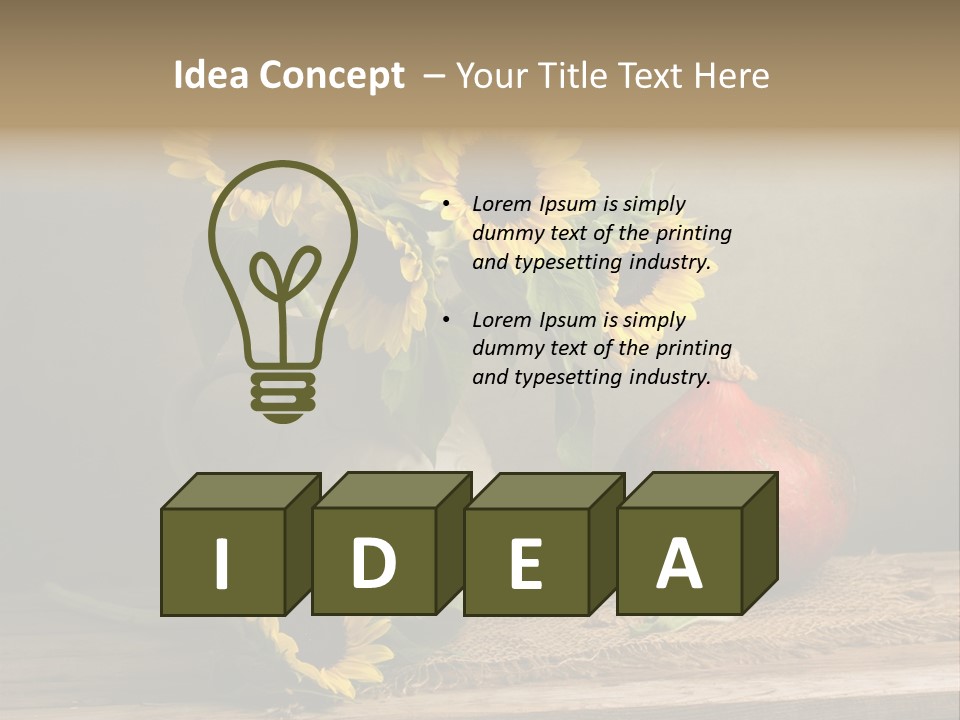 Fine Art Vintage Fall PowerPoint Template